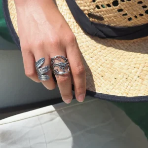 Lotta Djossou Bague 3 Plumes Online