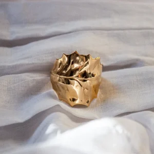 Lotta Djossou Bague Flora Dorée Fashion