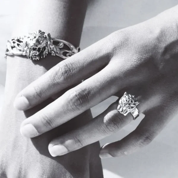 Lotta Djossou Bague Mini Panthère Hot