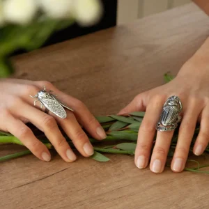 Lotta Djossou Bague Scarabée Oscar Discount