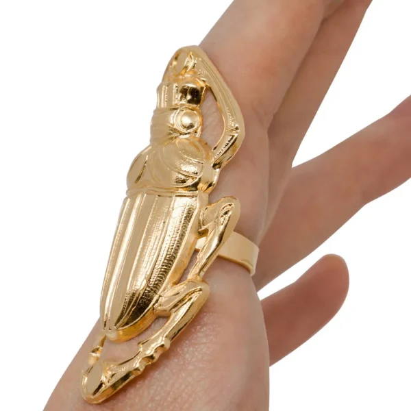 Lotta Djossou Bague Scarabée Oscar Dorée Sale