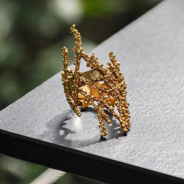 Lotta Djossou Bague Seaweed Dorée Online