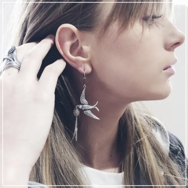 Lotta Djossou Boucles d'oreilles Bird Sale