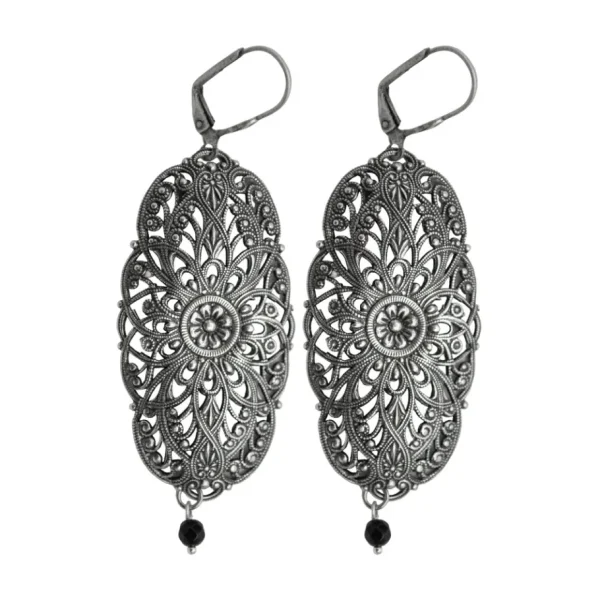 Lotta Djossou Boucles d'Oreilles Filigrane Mandala Discount
