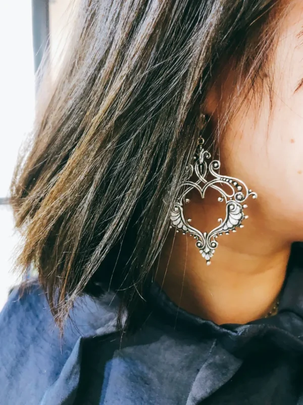 Lotta Djossou Boucles d'Oreilles Frame Filigrane Online