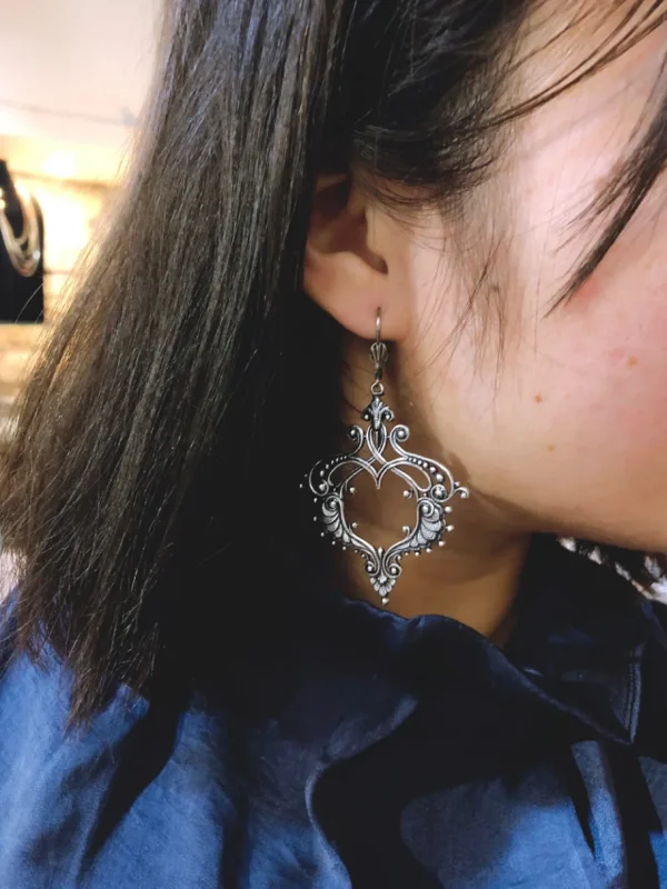 Lotta Djossou Boucles d'Oreilles Frame Filigrane Online