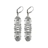 Lotta Djossou Boucles d'Oreilles Lisa Argentées New