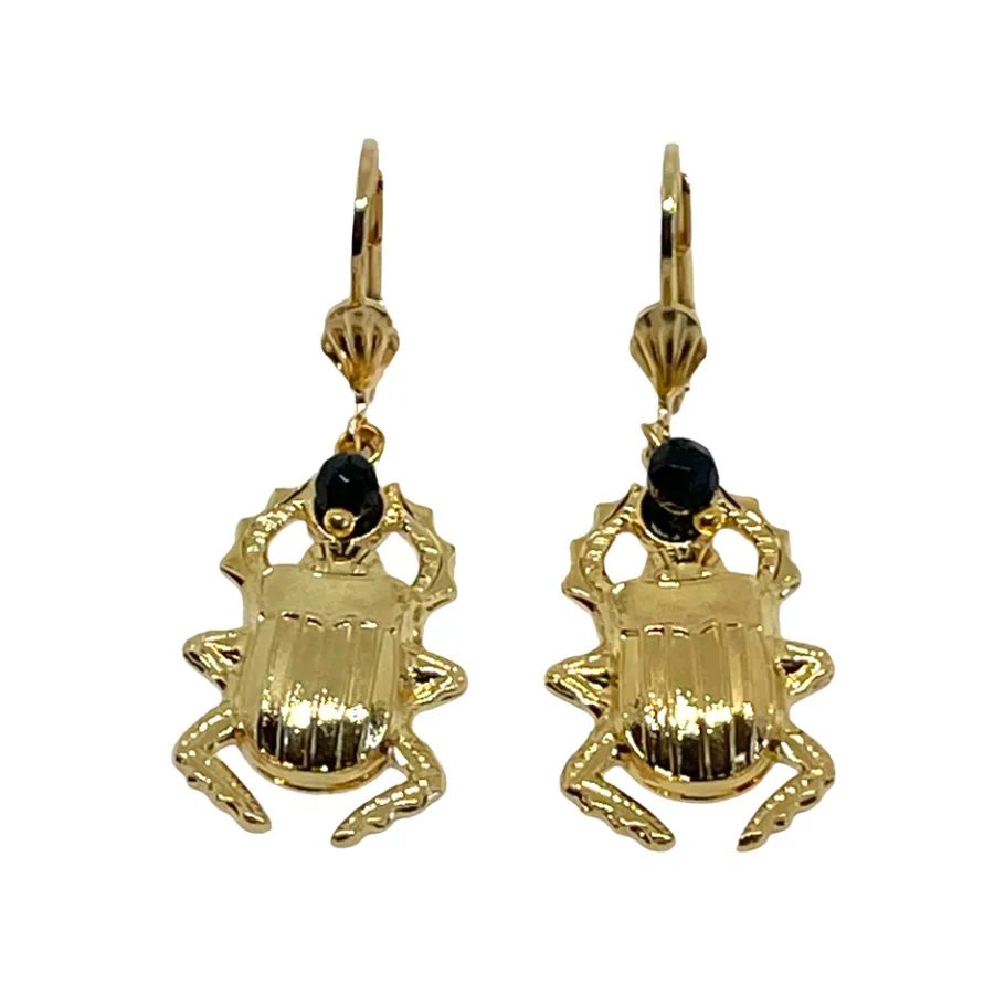 boucles_doreilles_mini_sc_0.webp Lotta Djossou Boucles d'oreilles Mini Scarabée dorées Fashion