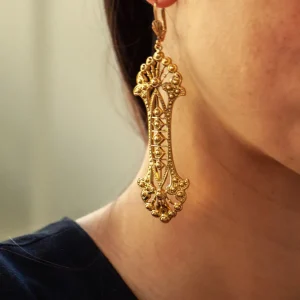 Lotta Djossou Boucles d'Oreilles Nula Dorée Online