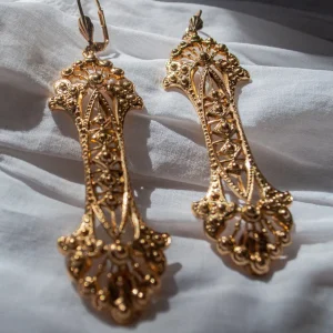 Lotta Djossou Boucles d'Oreilles Nula Dorée Online