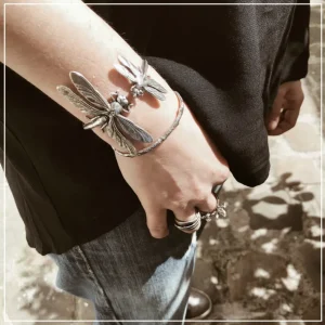 Lotta Djossou BRACELET DOUBLE LIBELLULE Sale