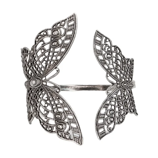 Lotta Djossou Bracelet Double Papillon Filigrane Fashion