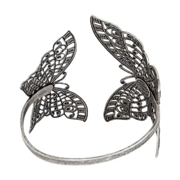 Lotta Djossou Bracelet Double Papillon Filigrane Fashion