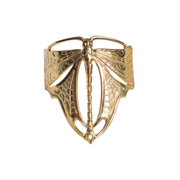 Lotta Djossou Bracelet Libellule Volant Doré Fashion