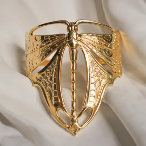 Lotta Djossou Bracelet Libellule Volant Doré Fashion