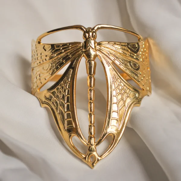Lotta Djossou Bracelet Libellule Volant Doré Fashion