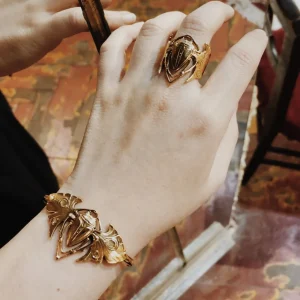 Lotta Djossou Bracelet Scarabée Doré Discount