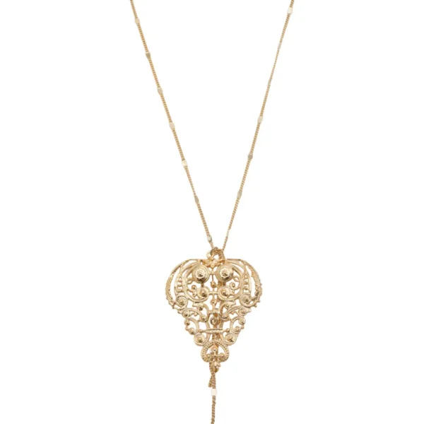Lotta Djossou Collier Filigrane Doré Clearance