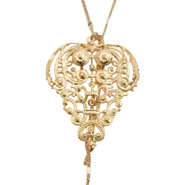 Lotta Djossou Collier Filigrane Doré Clearance