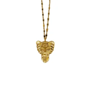 Lotta Djossou Collier Éléphant Doré Sale