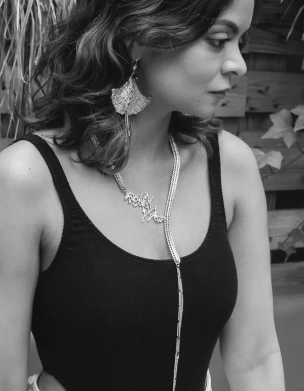 Lotta Djossou COLLIER PLASTRON SEAWEED Fashion