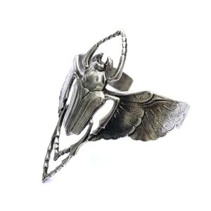 Lotta Djossou Manchette Beetle Argentée Sale