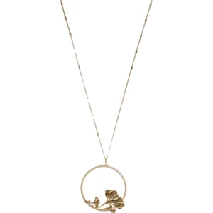 Lotta Djossou Sautoir Ginkgo Orbit Doré Outlet